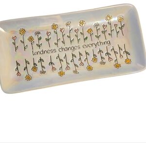 Spectrum Designz Floral Serving tray Platter.. NEW